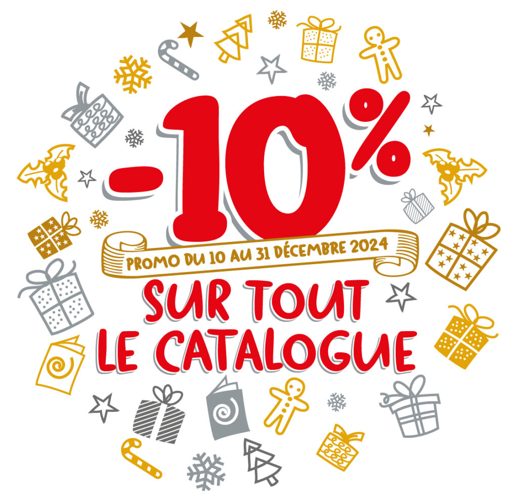 -10% sur tout le catalogue